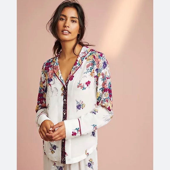 ANTHROPOLOGIE FLOREAT SWEET DREAMS BUTTON DOWN SHIRT - Picture 16 of 16